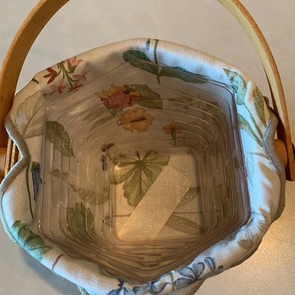 Longaberger 2001 Horizon of Hope Cancer Basket with liner and protector
